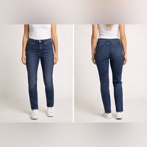 rag & bone Women's Straight Leg Jeans - Indigo Blue